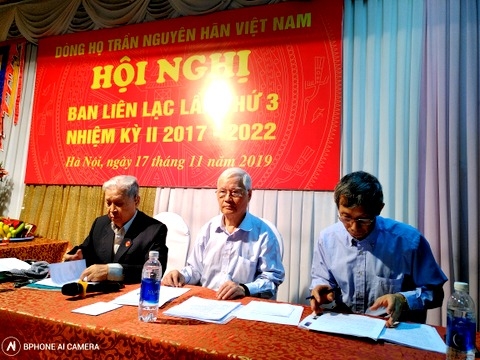 HỘI NGHỊ BAN LIÊN LẠC DÒNG HỌ TRẦN NGUYÊN HÃN LẦN THỨ BA, NHIỆM KỲ II